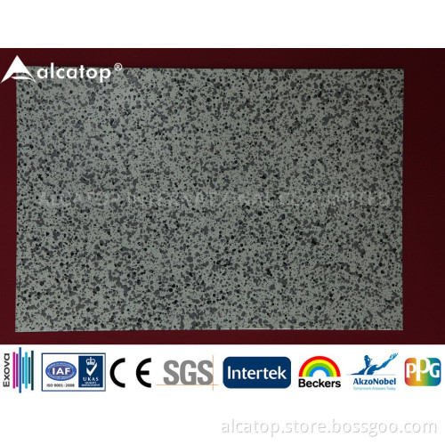 Curtain Wall Building Material Fire-proof Stone Surface-finish ACP